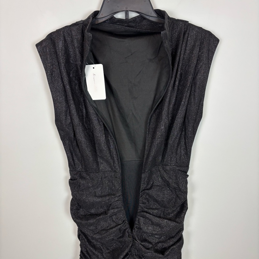 Line & Dot Laura Sparkley Dress in Black Size M - Picture 7 of 16